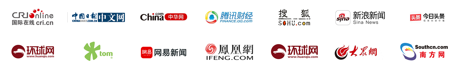 门户与自媒体合作 logo 集合