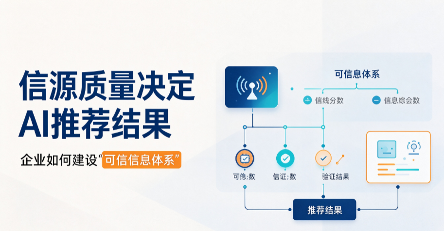 信源质量决定AI推荐结果——企业如何建设"可信信息体系"